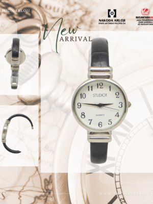 Jam Tangan Bangle Hitam - Wanita