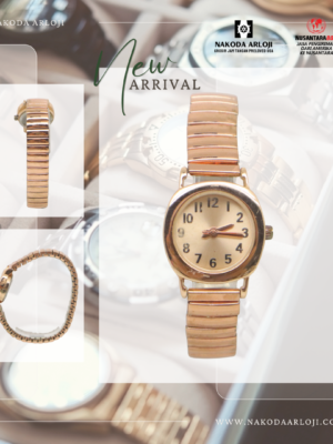 Jam Tangan Chain Gold - Vintage