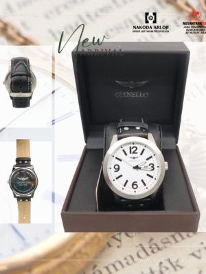 Jam Tangan Balck Strap LikeNew - GIANELLO
