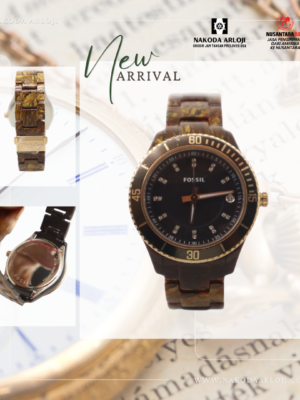 Jam Tangan Wood Motif Unisex - FOSSIL