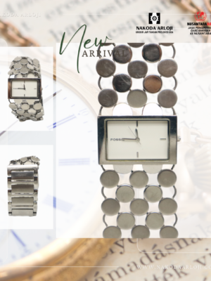 Jam Tangan Fossil Silver Chain  - Vintage